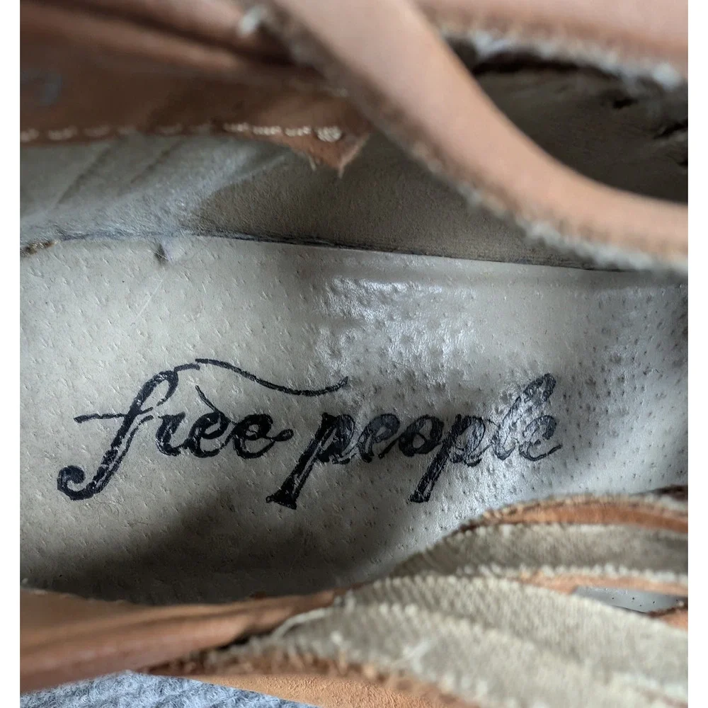 Free People Lost Valley Ankle Boots Womens EU39 US8.5 Leather Boho Cottagecore